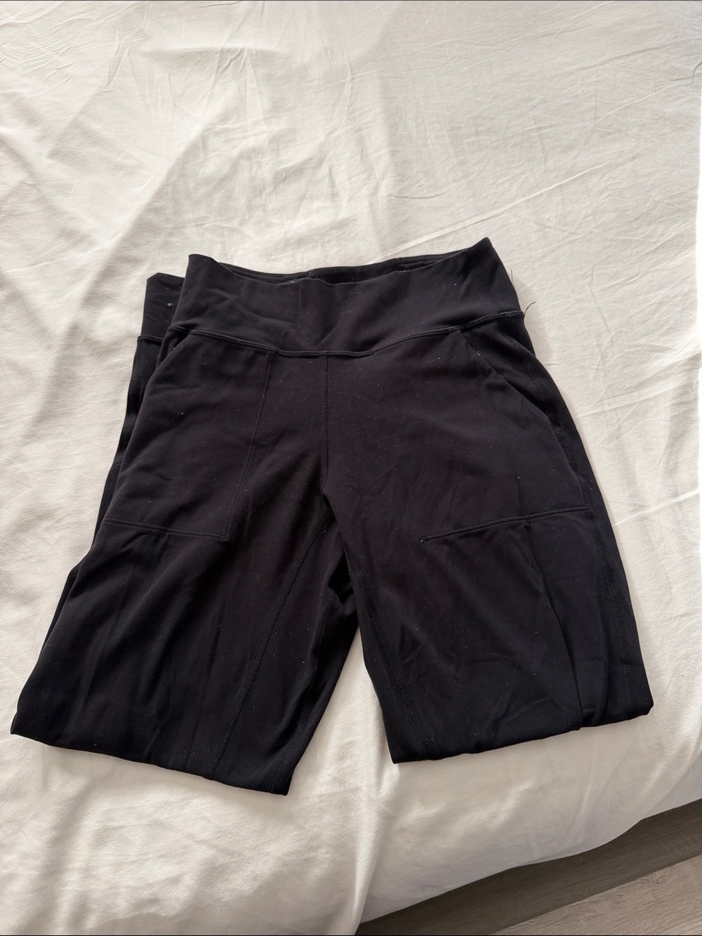 Women's Black High-Waist Active Shorts